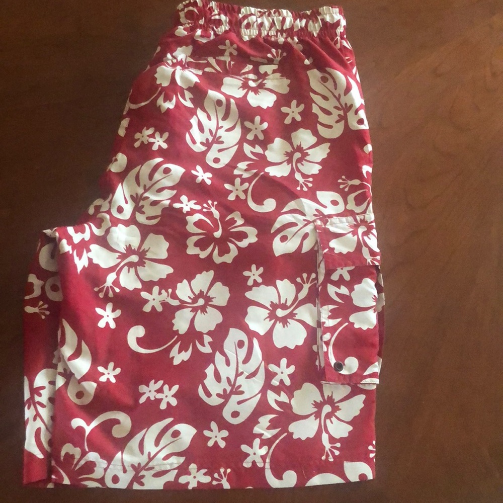 Red Camel Swim Trunks